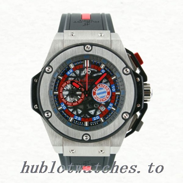Hublot King Power 716.NX.1129.RX.BYM12 48mm Men's Skeleton Dial Quartz - Image 2