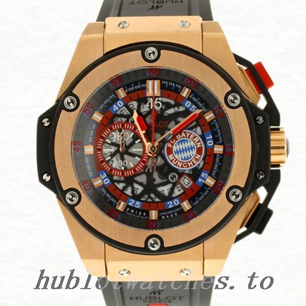 Hublot King Power 716.NX.1129.RX.BYM12 48mm Men's Skeleton Dial Quartz - Image 5