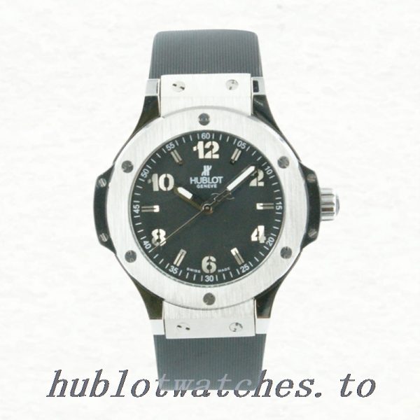 Hublot Big Bang 33mm Ladies BigBangBK002 Stainless Steel Silver-tone - Image 2