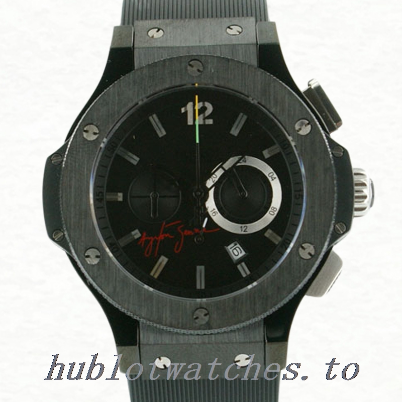 Hublot Big Bang 44mm Men's BigBangBK003 Black-tone Quartz/Automatic
