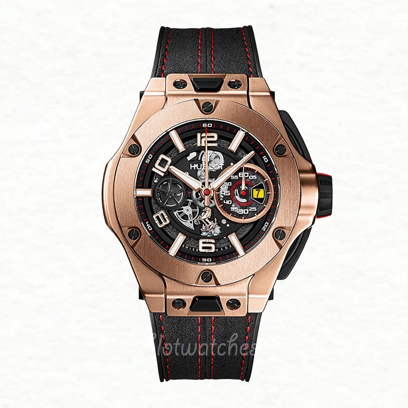 Hublot Big Bang 402.OX.0138.WR 44mm Men Rubber Band Quartz - Image 2