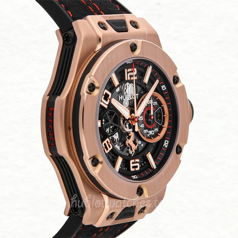 Hublot Big Bang 402.OX.0138.WR 44mm Men Rubber Band Quartz - Image 4