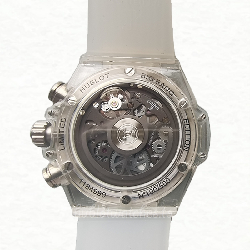 Hublot Big Bang Men 411.JX.4803.RT.4099 45mm Skeleton Dial Rubber Band - Image 3