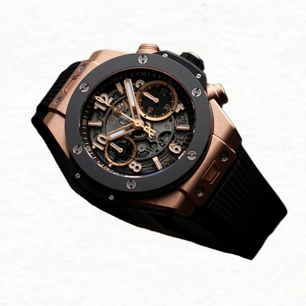 Hublot Big Bang Men's Around 45mm 441.OM.1181.RX Rubber Band Black Dial - Image 4