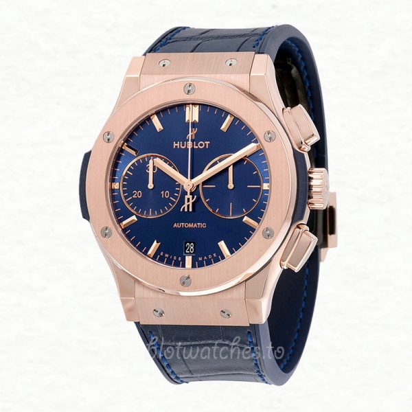 Hublot Classic Fusion 521.OX.7180.LR 42mm Men Blue Dial - Image 2