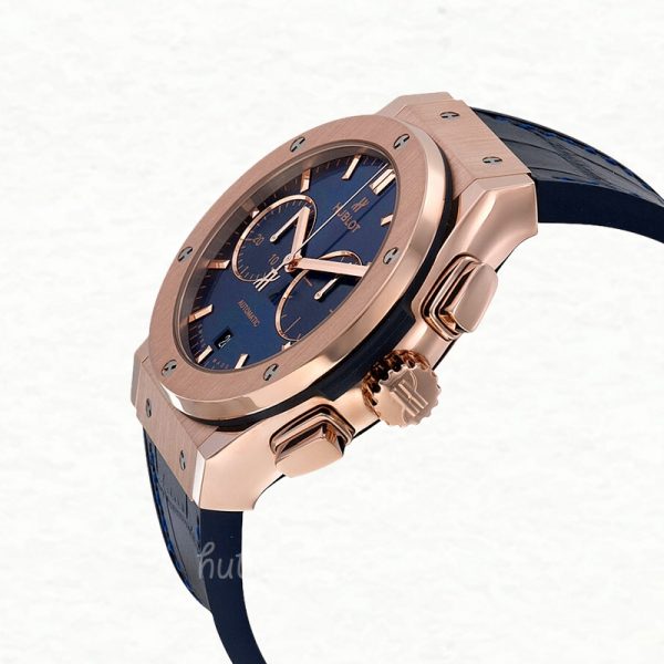 Hublot Classic Fusion 521.OX.7180.LR 42mm Men Blue Dial - Image 3