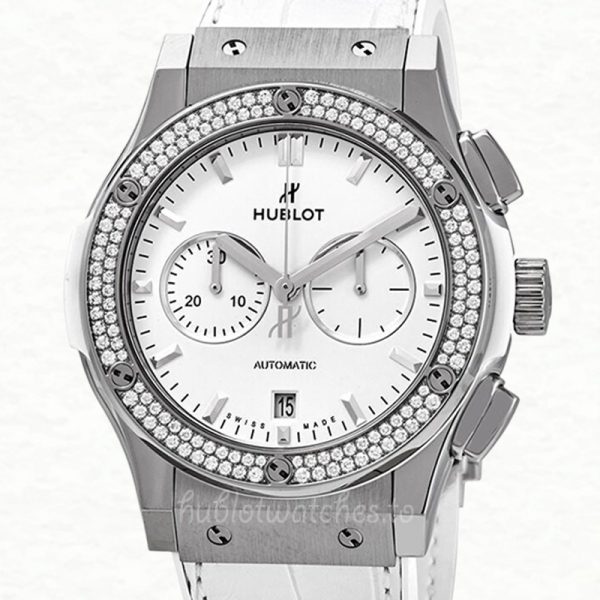 Hublot Classic Fusion 541.NE.2010.LR.1104 Men 42mm Leather Strap
