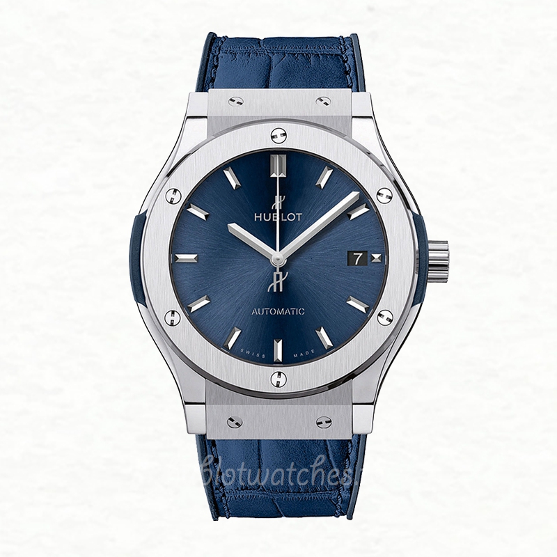 Hublot Classic Fusion Men's 511.NX.7170.LR/542.NX.7170.LR 43mm/42mm/45mm Leather Strap Automatic - Image 2