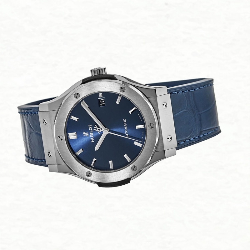 Hublot Classic Fusion Men's 511.NX.7170.LR/542.NX.7170.LR 43mm/42mm/45mm Leather Strap Automatic - Image 3