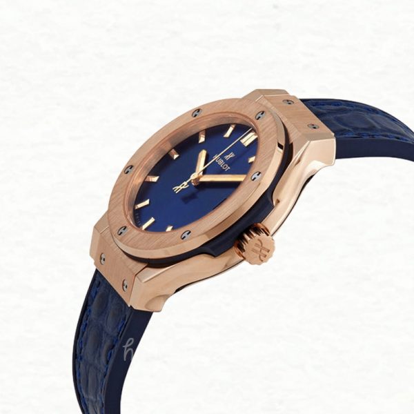 Hublot Classic Fusion 581.OX.7180.LR Ladies 33mm Blue Dial - Image 3