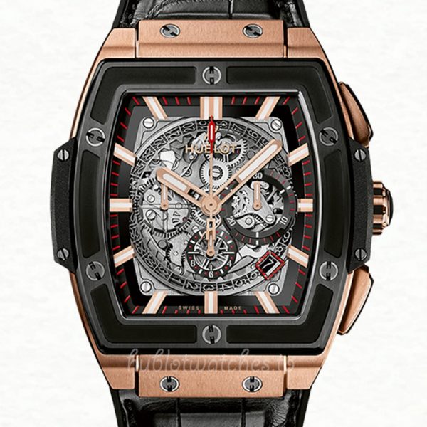 Hublot Spirit Of Big Bang 44mm Men 601.OM.0183.LR Quartz/Automatic Skeleton Dial