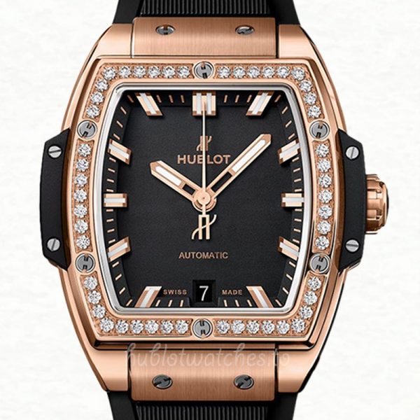 Hublot Big Bang Unisex 665.OX.1180.RX.1204 40mm Black Dial Rubber Band