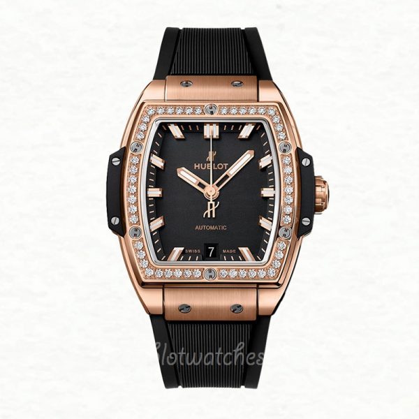 Hublot Big Bang Unisex 665.OX.1180.RX.1204 40mm Black Dial Rubber Band - Image 2