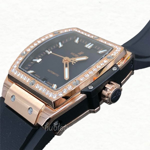 Hublot Big Bang Unisex 665.OX.1180.RX.1204 40mm Black Dial Rubber Band - Image 3