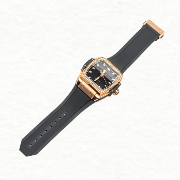 Hublot Big Bang Unisex 665.OX.1180.RX.1204 40mm Black Dial Rubber Band - Image 4