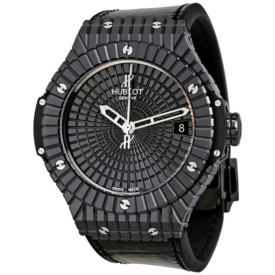 Replica Hublot Big Bang Caviar Black Ceramic Men's Watch 346CX1800BR