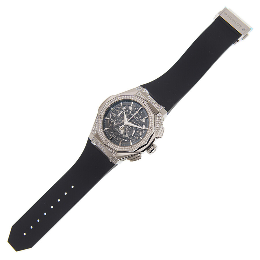 Replica Hublot Aerofusion Chronograph Diamond Transparent Dial Unisex Watch 525.NX.0170.RX.1804.ORL18 - Image 3