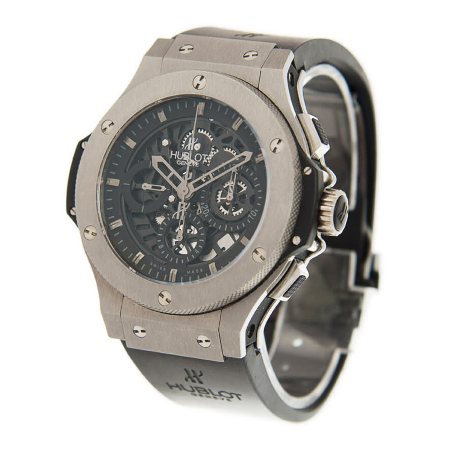 Replica Hublot Big Bang Aero Bang Chronograph Black Skeleton Dial Men's Watch 310.KX.1140.RX - Image 4