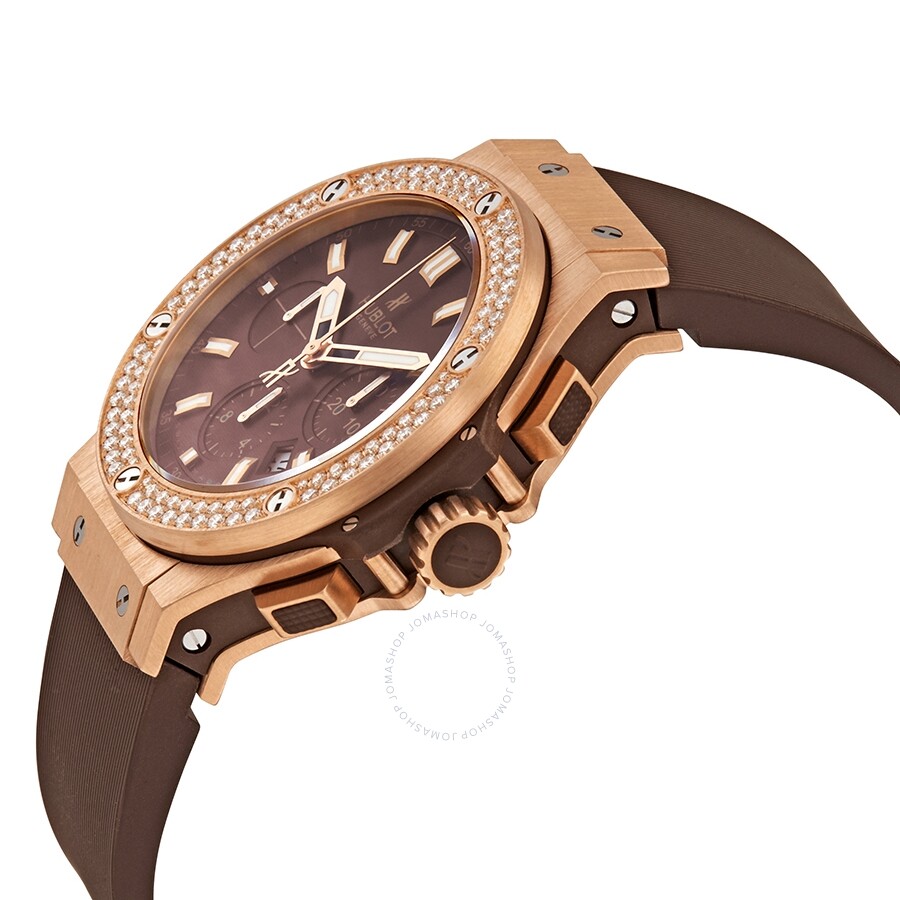 Replica Hublot Big Bang 18kt Rose Gold Automatic Chronograph Diamond Men's Watch 301.PC.3180.RC.1104 - Image 2