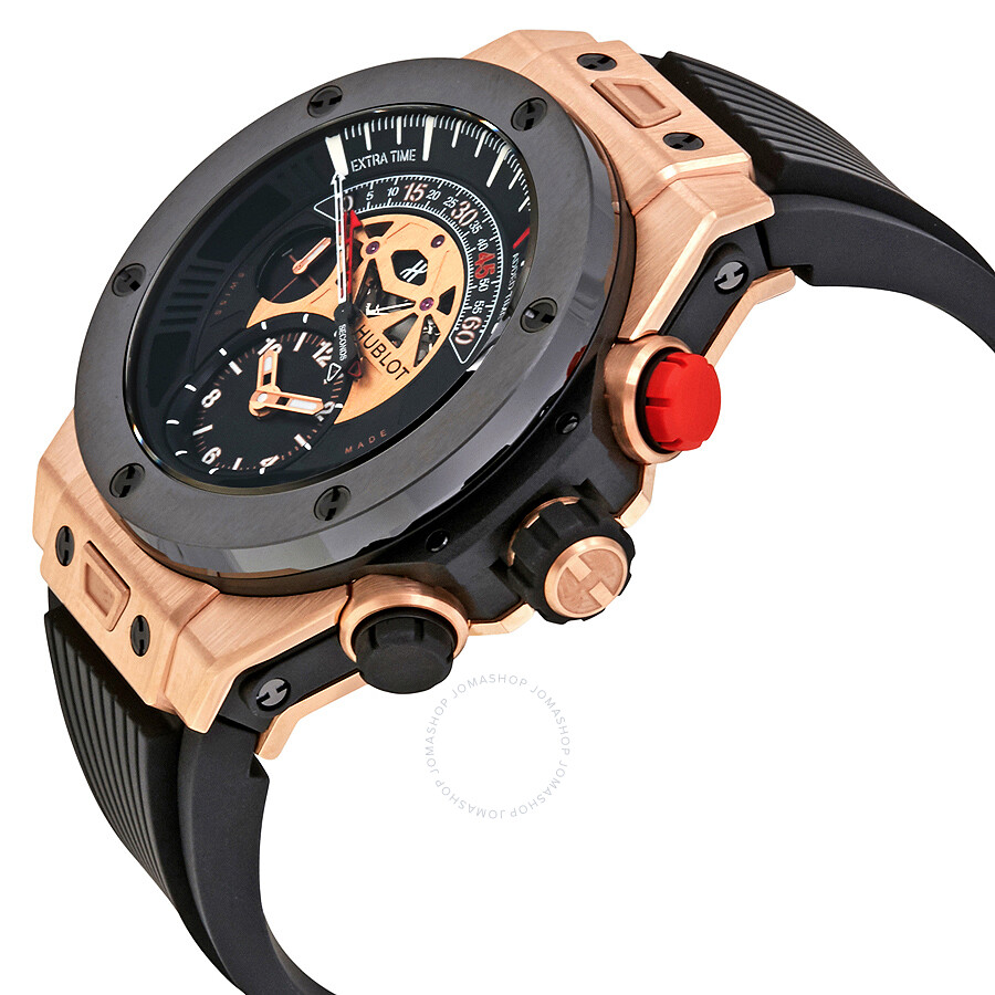 Replica Hublot Big Bang Bi Retrograde King Gold Black Dial Chronograph Men's Watch 413.OM.1128.RX - Image 2