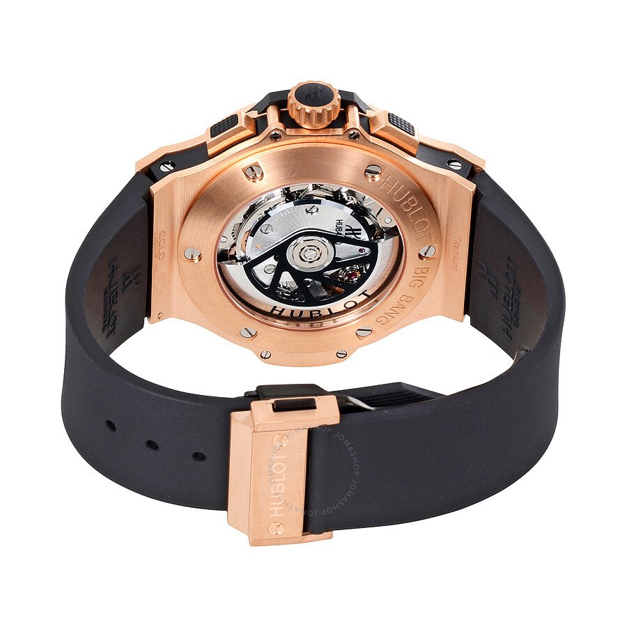 Replica Hublot Big Bang Black Dial 18kt Rose Gold Men's Watch 301.PX.1180.RX - Image 3