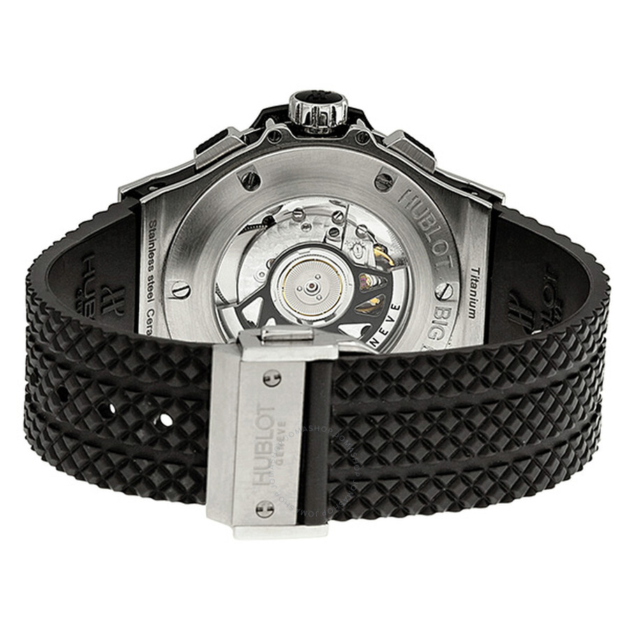 Replica Hublot Big Bang Black Dial Automatic Black Rubber Men's Watch 342SX130RX114 - Image 3