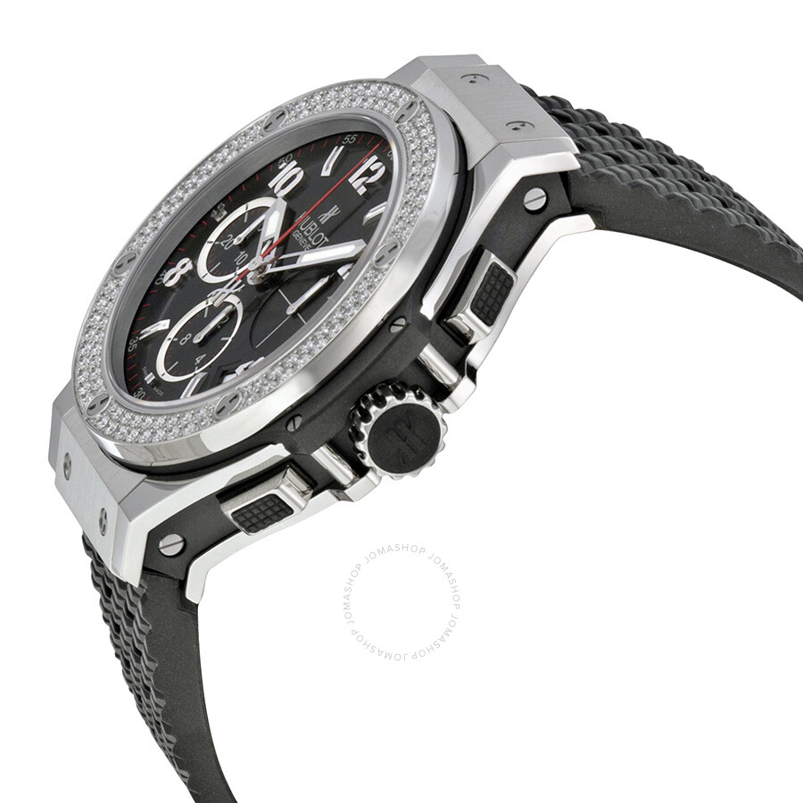Replica Hublot Big Bang Black Dial Black Rubber Men's Watch 341.SX.130.RX.114 - Image 2
