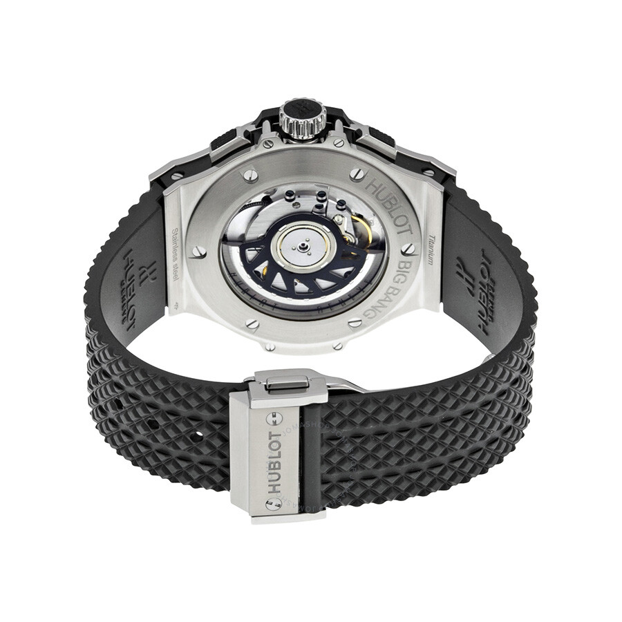 Replica Hublot Big Bang Black Dial Black Rubber Men's Watch 341.SX.130.RX.114 - Image 3