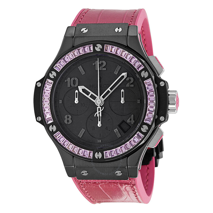 Replica Hublot Big Bang Black Dial Chronograph Ladies Watch 341.CP.1110.LR.1933