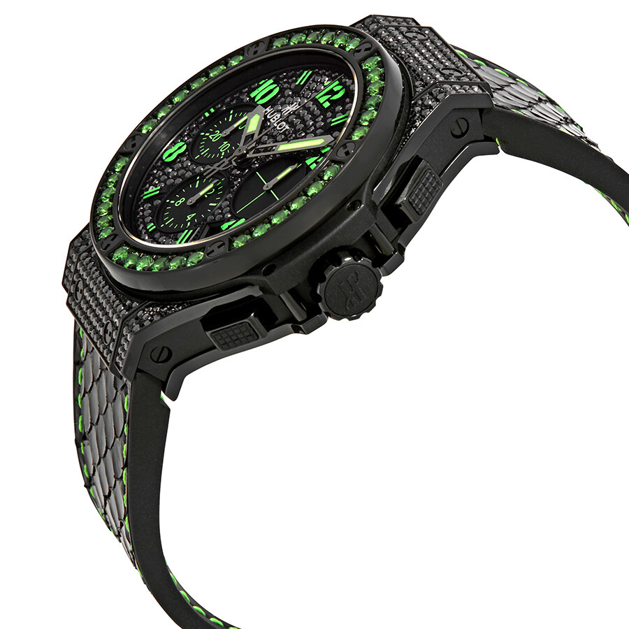 Replica Hublot Big Bang Black Fluo Chronograph Automatic Black Dial Ladies Watch 341.SV.9090.PR.0922 - Image 2