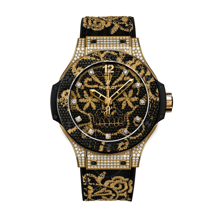 Replica Hublot Big Bang Broderie 18k Yellow Gold Diamond Set Limited Edition Ladies Watch 343.VX.6580.NR.0804