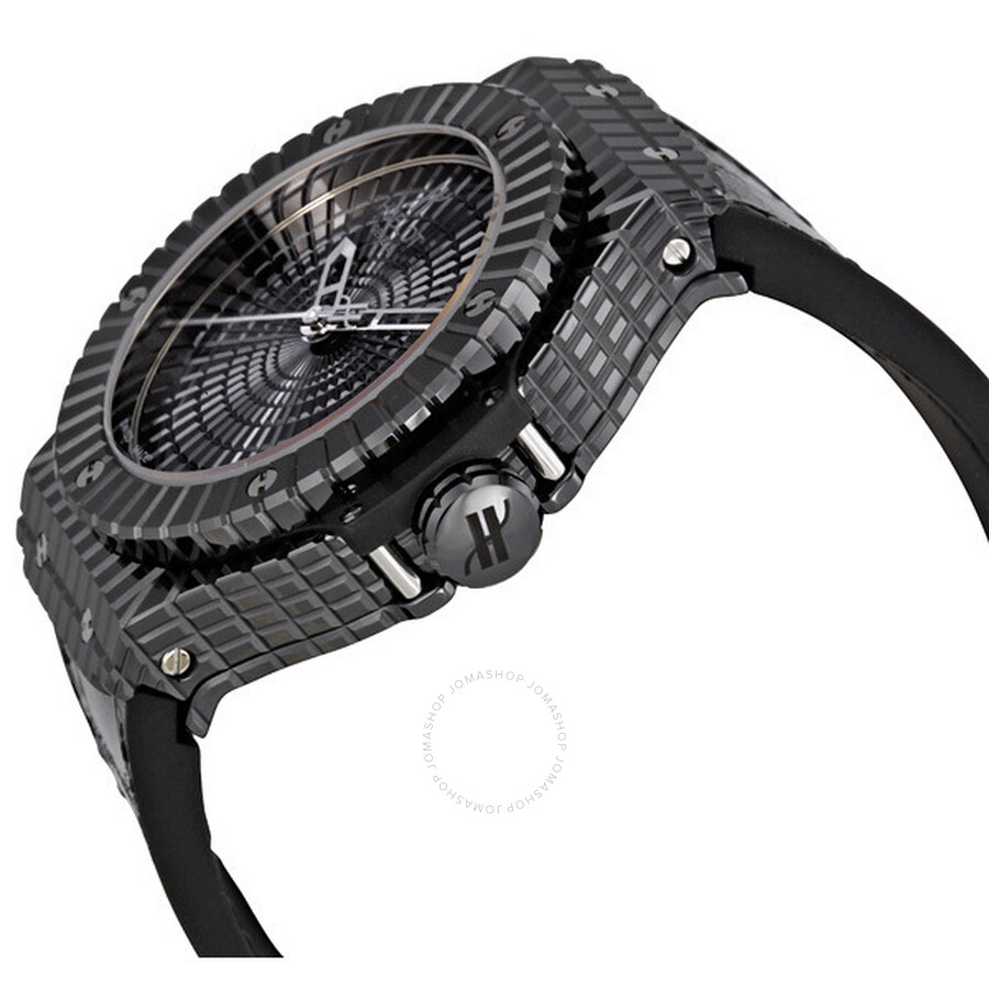 Replica Hublot Big Bang Caviar Black Ceramic Men's Watch 346CX1800BR - Image 2
