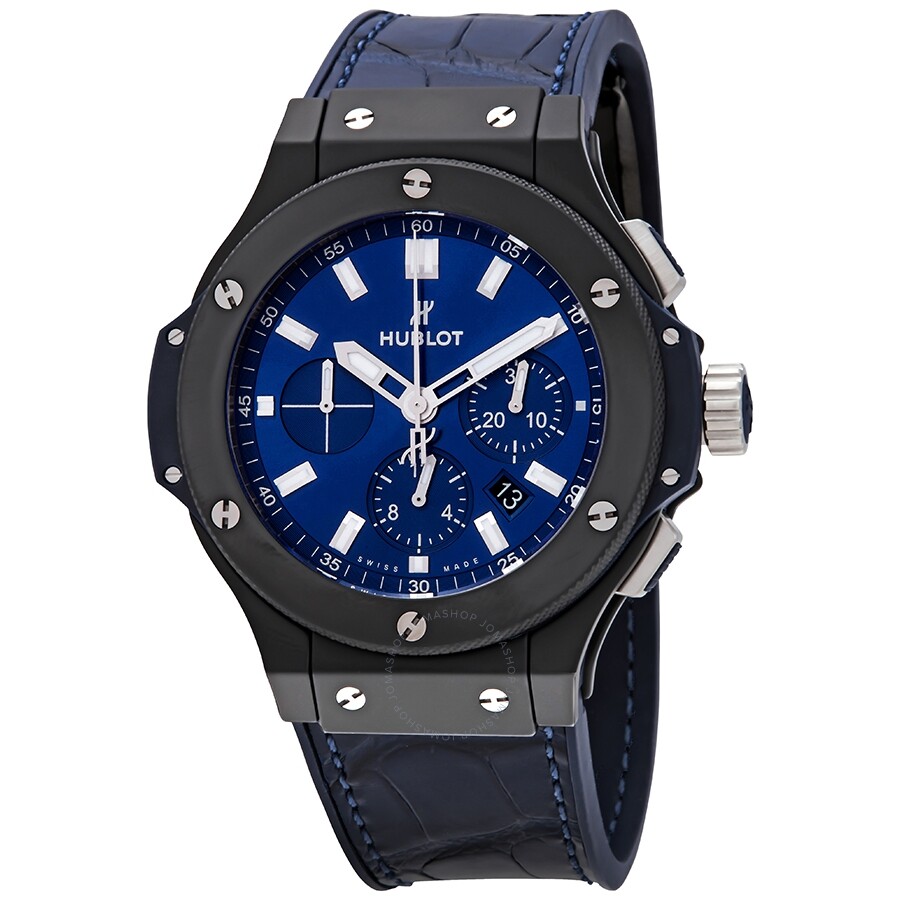Replica Hublot Big Bang Chronograph Automatic Blue Sunray Dial Men's Watch 301.CI.7170.LR