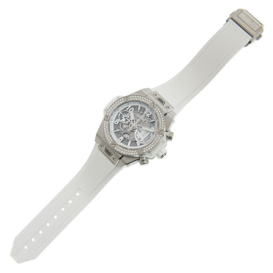 Replica Hublot Big Bang Chronograph Automatic Diamond Silver Dial Men's Watch 441.NE.2010.RW.1104 - Image 3