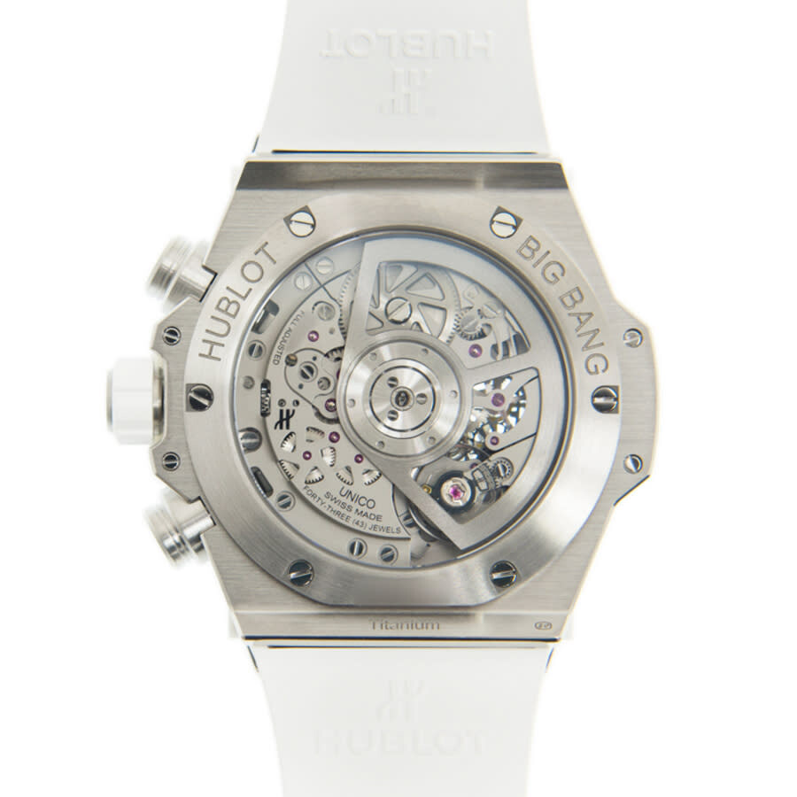 Replica Hublot Big Bang Chronograph Automatic Diamond Silver Dial Men's Watch 441.NE.2010.RW.1104 - Image 4