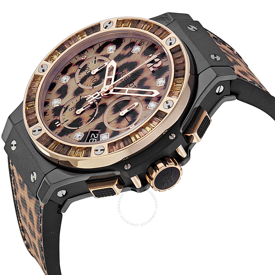 Replica Hublot Big Bang Chronograph Leopard Dial Unisex Watch 341.cp.7610.nr.1976 - Image 2