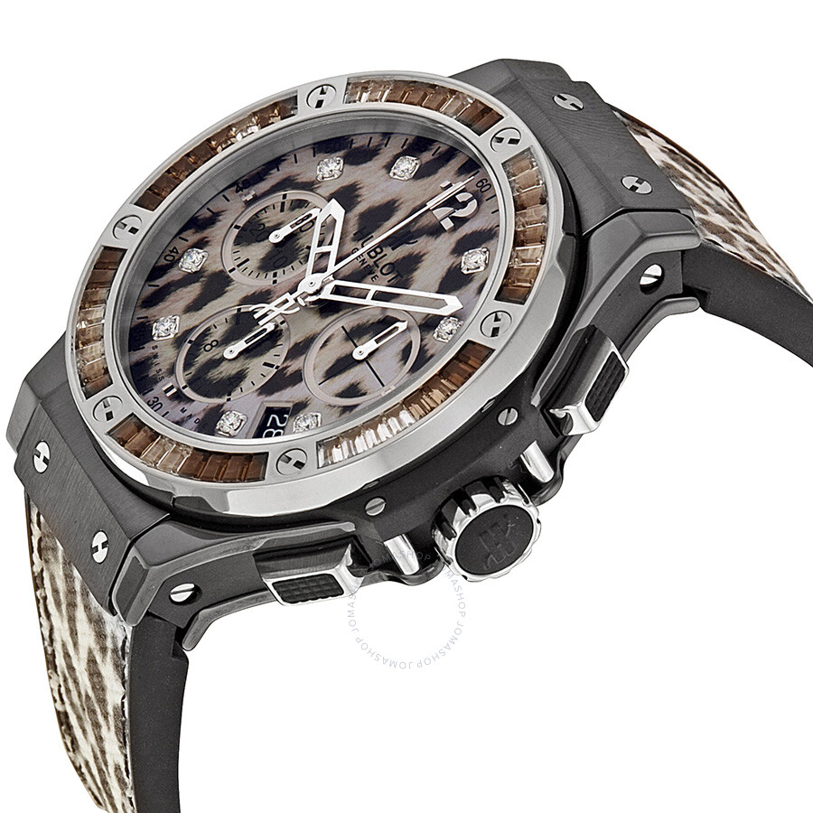 Replica Hublot Big Bang Chronograph Leopard Dial Unisex Watch 341.CW.7717.NR.1977 - Image 2