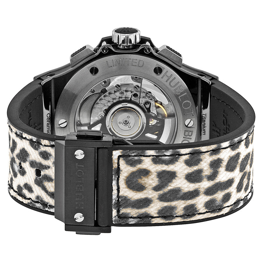 Replica Hublot Big Bang Chronograph Leopard Dial Unisex Watch 341.CW.7717.NR.1977 - Image 3