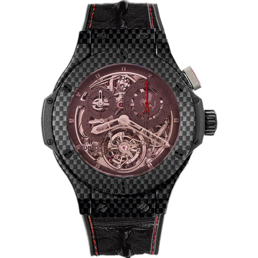Replica Hublot Big Bang Chronograph Tourbillon Carbon Fiber Men's Watch 308.QX.1110.HR.SCF11