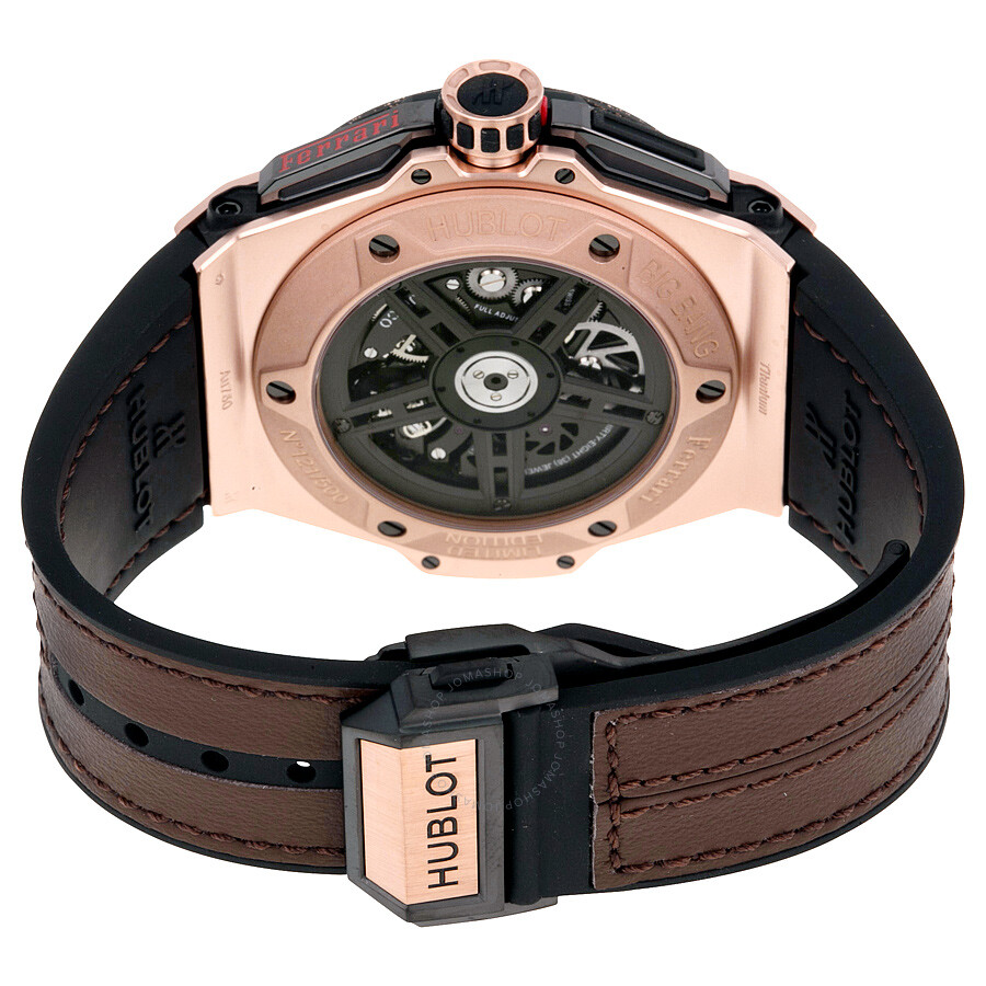Replica Hublot Big Bang Ferrari King Gold Carbon Limited Edition Men's Watch 401.OJ.0123.VR - Image 3