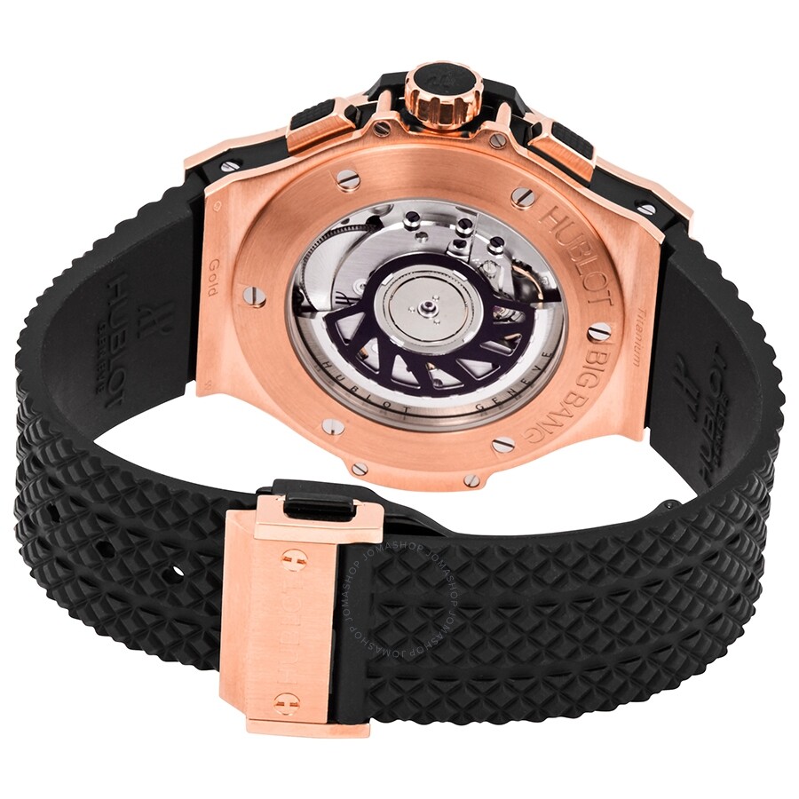 Replica Hublot Big Bang Gold 41mm Chronograph Automatic Diamond Unisex Watch 341.PX.9010.RX.1704 - Image 3