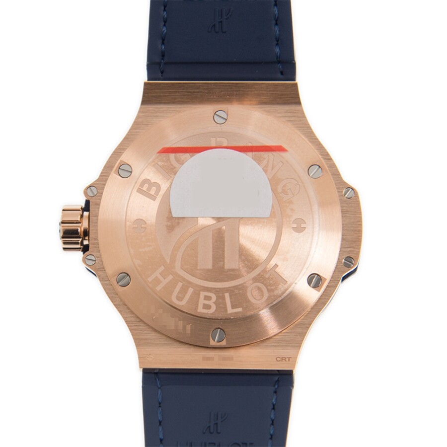 Replica Hublot Big Bang Gold Blue Chronograph Automatic Diamond Ladies Watch 361.PX.7180.LR.1204 - Image 4