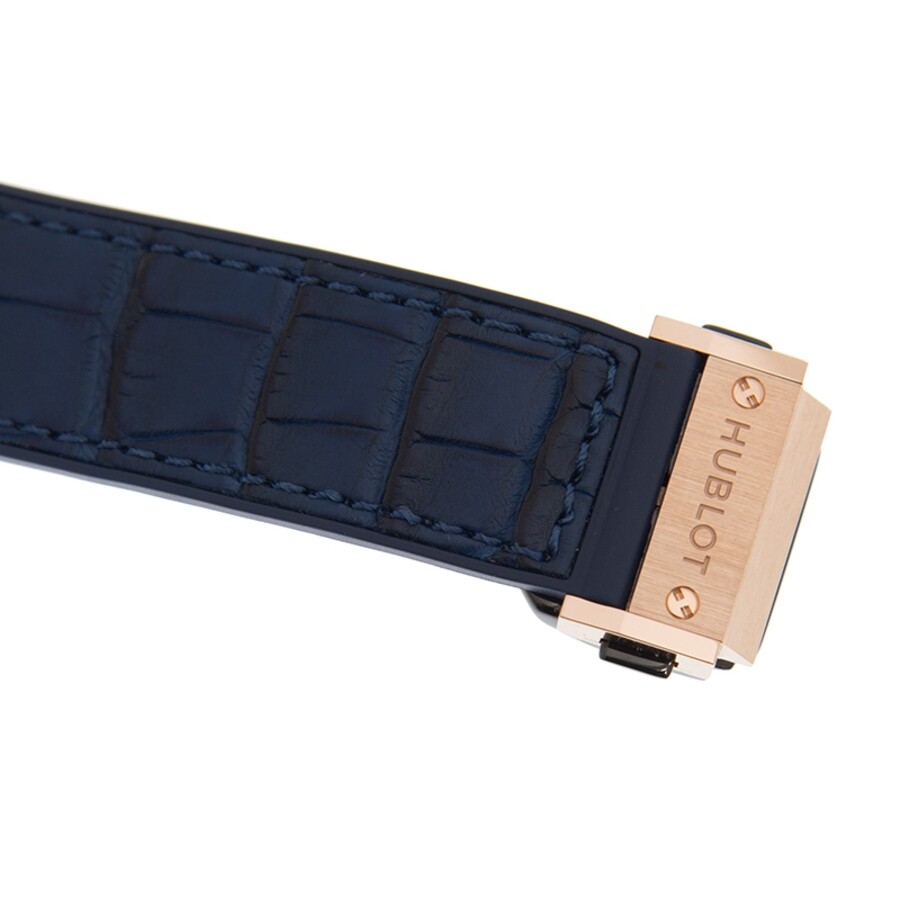 Replica Hublot Big Bang Gold Blue Chronograph Automatic Diamond Ladies Watch 361.PX.7180.LR.1204 - Image 5