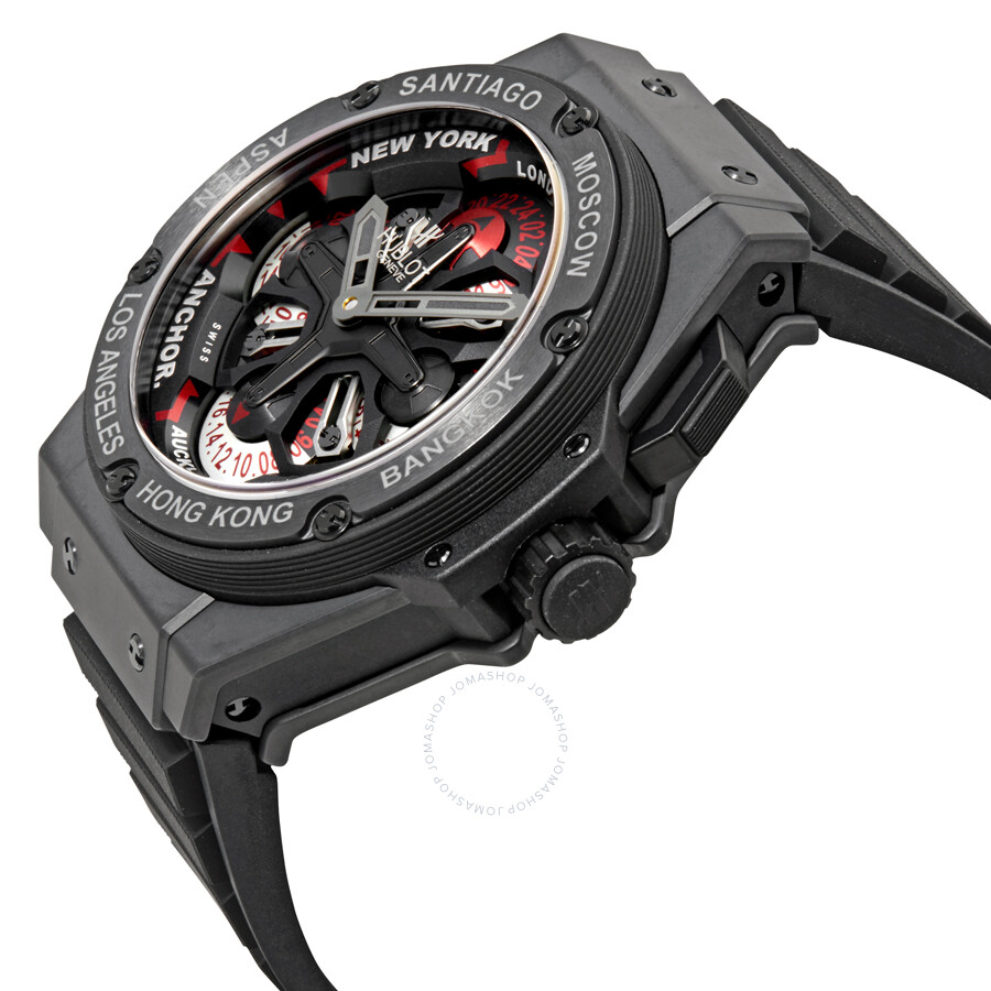 Replica Hublot Big Bang King Power Unico GMT Skeleton Dial Ceramic Men's Watch 771.CI.1170.RX - Image 2