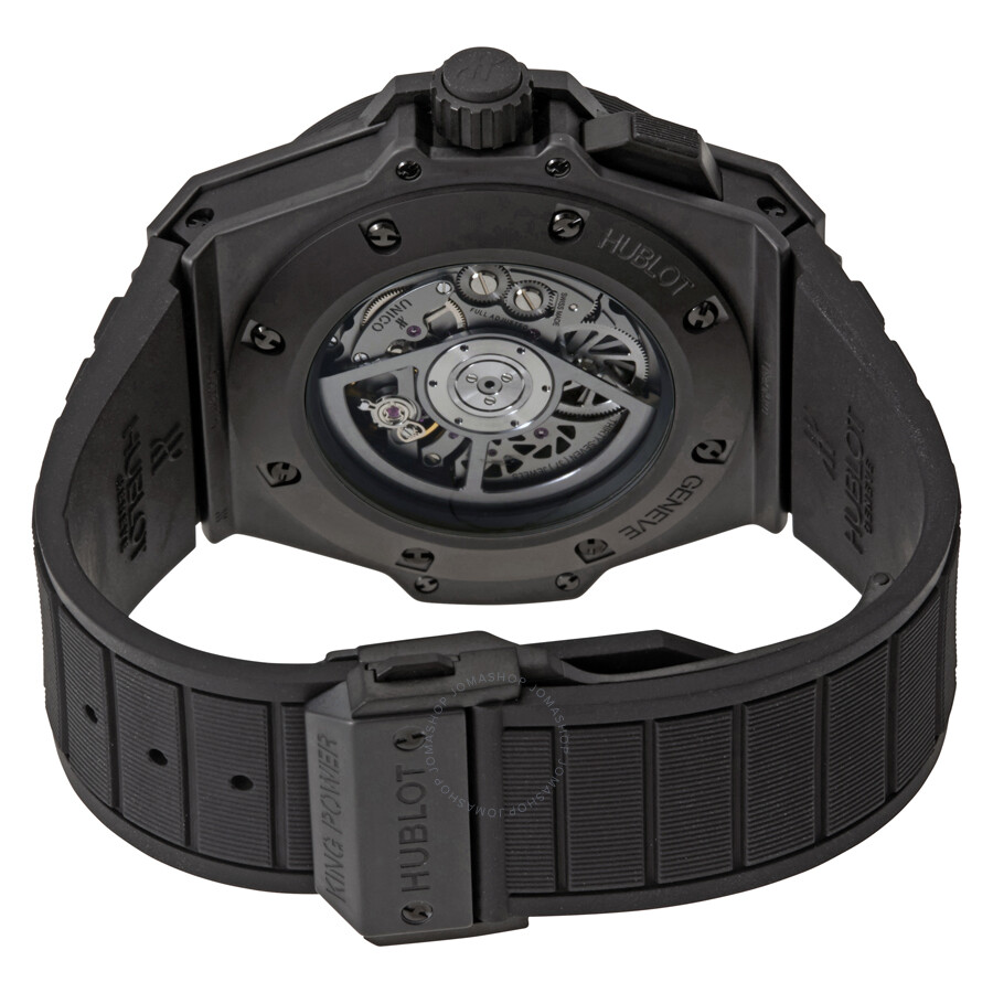 Replica Hublot Big Bang King Power Unico GMT Skeleton Dial Ceramic Men's Watch 771.CI.1170.RX - Image 3