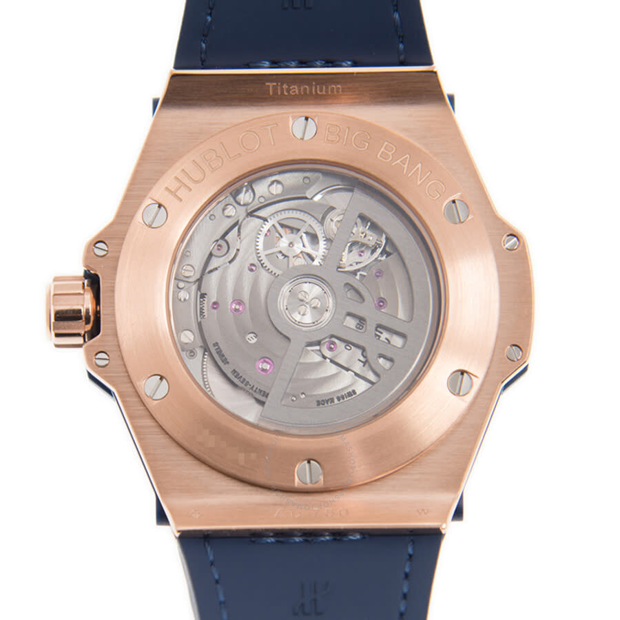 Replica HUBLOT Big Bang One Click Diamond Blue Dial Ladies Watch 465.OX.7180.LR.1204 - Image 4