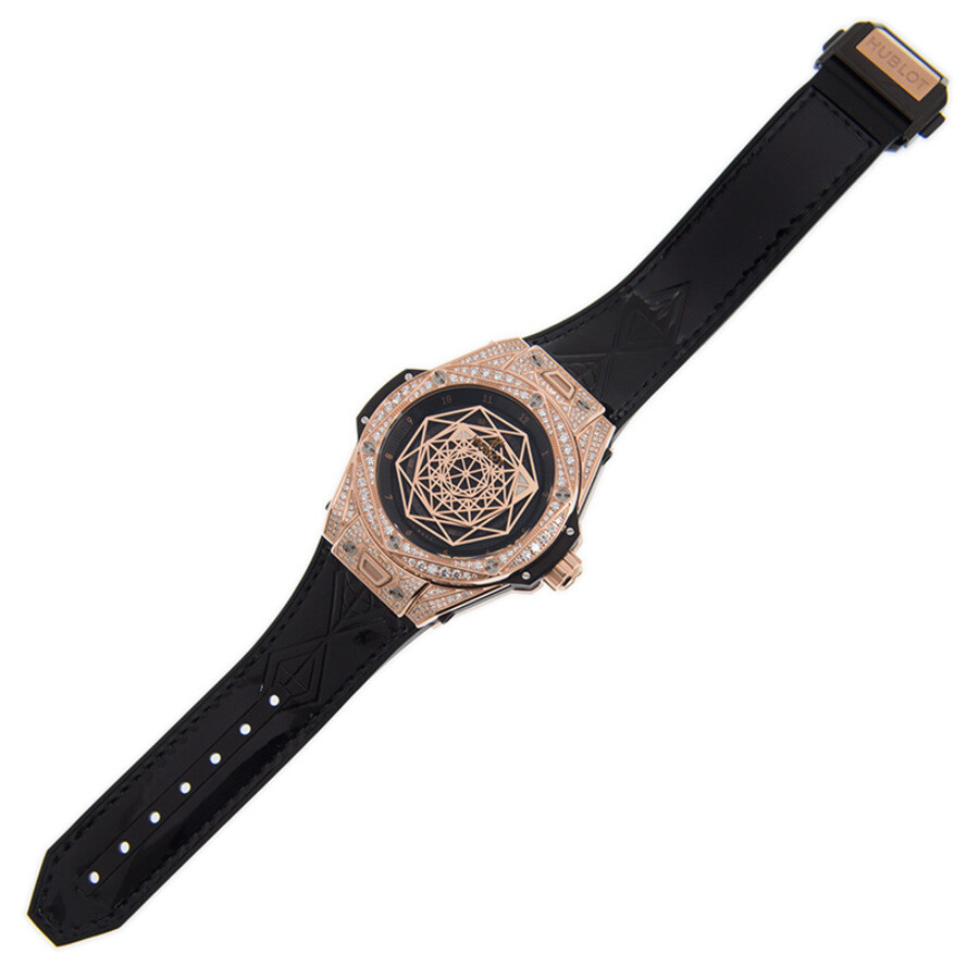 Replica Hublot Big Bang Sang Bleu Automatic Diamond Black Dial Ladies Watch 465.OS.1118.VR.1704.MXM18 - Image 3