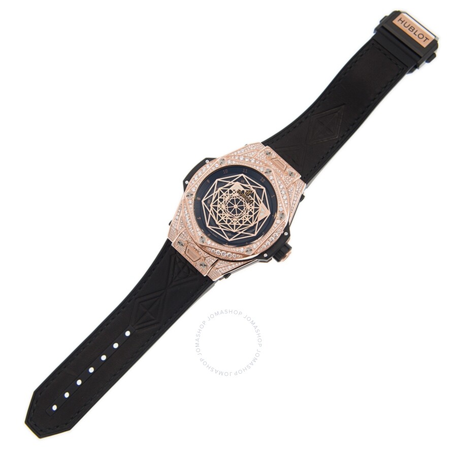 Replica Hublot Big Bang Sang Bleu Automatic Diamond Black Dial Watch 415.OX.1118.VR.1704.MXM17 - Image 3