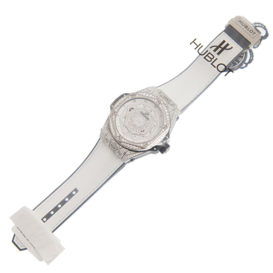 Replica Hublot Big Bang Sang Bleu Automatic Diamond White Dial Unisex Watch 415.NX.2027.VR.1704.MXM18 - Image 3
