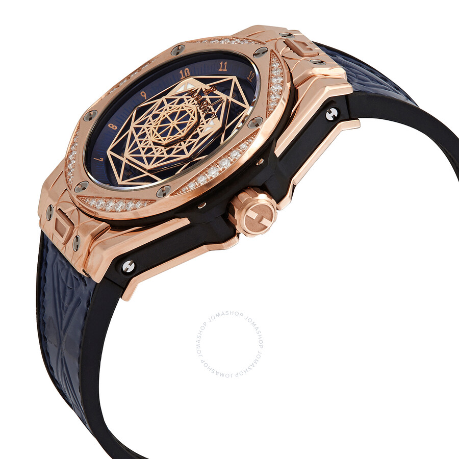 Replica Hublot Big Bang Sang Bleu Blue Dial Ladies Watch 465.OS.7189.VR.1204.MXM19 - Image 2